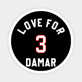 LOVE FOR 3 DAMAR Magnet